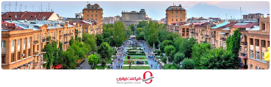مسیرهای دسترسی ایروان از ایران