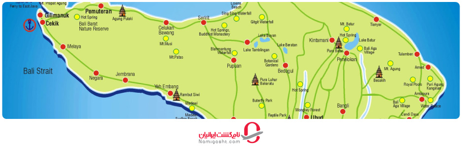 نقشه بالی