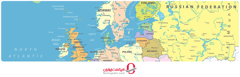 موقعیت جغرافیایی اروپا