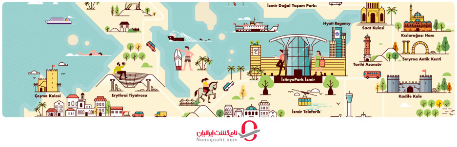 موقعیت جغرافیایی ازمیر