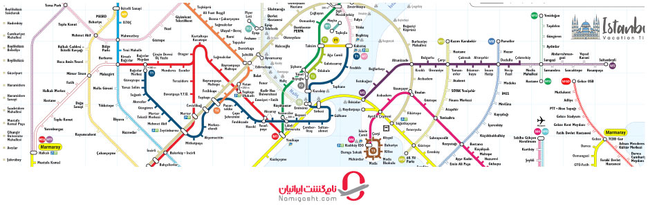 خطوط متروی استانبول