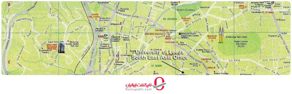 نقشه کوالالامپور