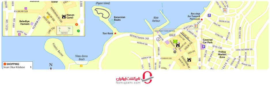 نقشه کوش آداسی