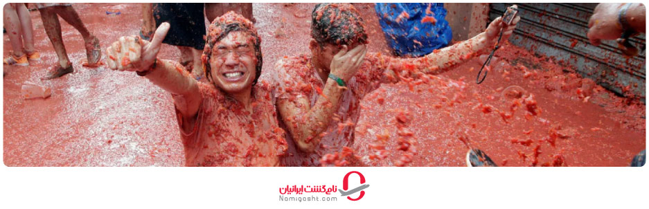 جشنواره توماتینا در اسپانیا