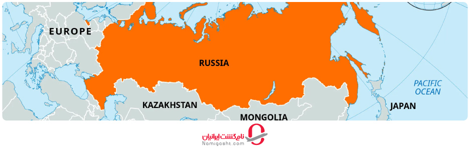 نقشه روسیه
