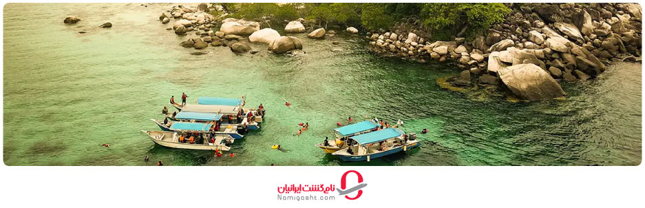 ساحل جزیره پانگکور 