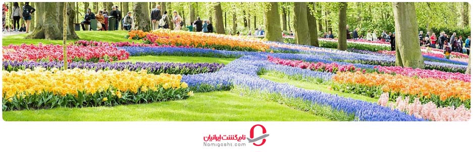 جشن شکوفه‌های گل در باغ‌های کوکنهوف