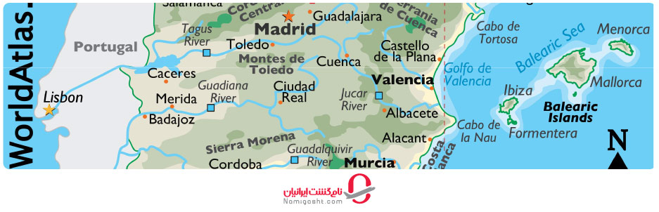 اسپانیا کجاست؟